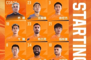 云南玉昆vs成都蓉城 今日首发阵容