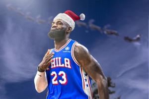 ESPN晒图：詹姆斯将第21次参加圣诞大战 创NBA新纪录！