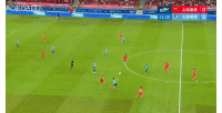 英博1-0领先海港！颜骏凌送点麦麦提江判罚点球，斯坦丘点射破门