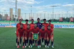 中国U20女足2-0辽宁沈北禾丰女足，周欣怡梅开二度
