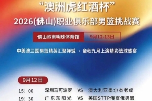 媒体人：广东&深圳将与STTP俄亥俄男篮&澳洲墨尔本老虎进行热身赛