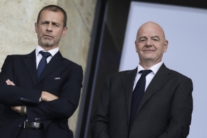 电讯报：欧足联拟取消抵制FIFA赛事，但会继续推动罢免因凡蒂诺