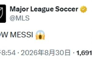 看傻了！梅西连过三人闪转腾挪破门，美职联官推：WOW MESSI 