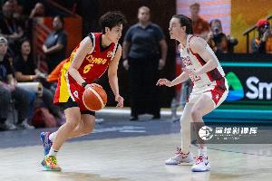 外线核心！杨舒予本届世界杯场均14.2分3板5.6助 三分命中率50%