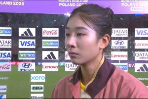 U20女足门将刘晨赛后哽咽：打到点球已经很棒了，后面要继续加油