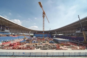 苏媒：南京首座专业球场全面进入主体结构施工阶段，预计明年投用